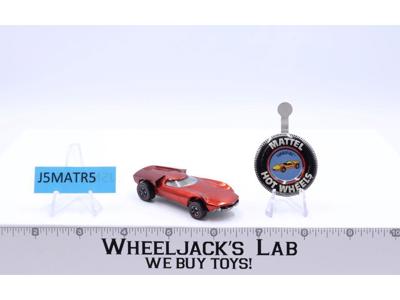 Turbofire Red Hot Wheels 1969 Mattel Vintage Redline RL WITH BUTTON