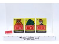 Lot of 3 Star Wars ROTJ Trading Card Packs 1983 Topps NEW SEALED