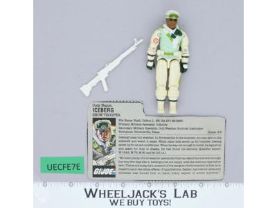 Iceberg V1 100% Complete G.I. Joe 1986 Hasbro Vintage Action Figure