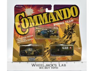 Strike Team Commando 1988 Matchbox Die Cast Metal Vehicles NEW MIB
