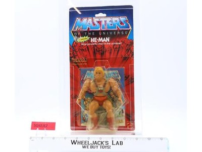 He-Man CAS GRADED 80 80/85/90 Masters of the Universe MOTU 12-Back 1984 Figure