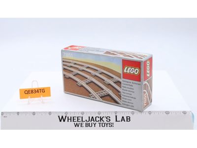 #7851 4.5V Curved Rails Train System 1980 Lego NEW MISB SEALED