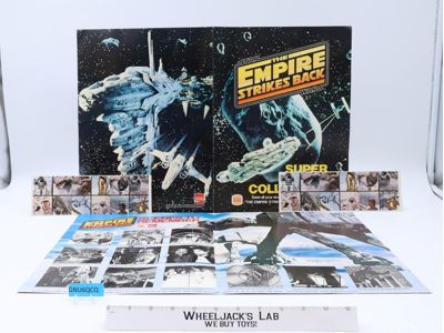 Lot of Super Scene Collection Star Wars ESB 1981 Burger King Posters W/ Stickers