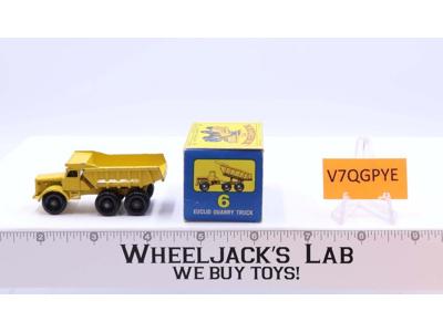 Euclid Quarry Truck 6 W Original Box Lesney Matchbox 1960's England