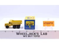 Euclid Quarry Truck 6 W Original Box Lesney Matchbox 1960's England