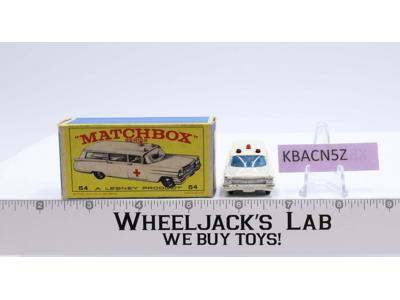 S&S Cadillac Ambulance 54 Lesney Matchbox Series 1960's Made In England