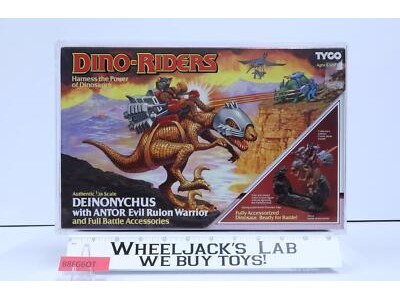 Deinonychus CAS GRADED 80 Dino Riders 1988 Tyco Action Figure NEW SEALED