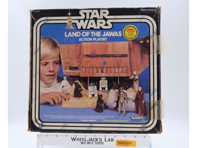 Land of the Jawas 100% Complete W/Box Star Wars 1977 Kenner Action Playset