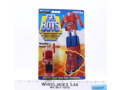 Scooter Friendly Robot Scooter Gobots 1984 Tonka Action Figure NEW MOSC SEALED