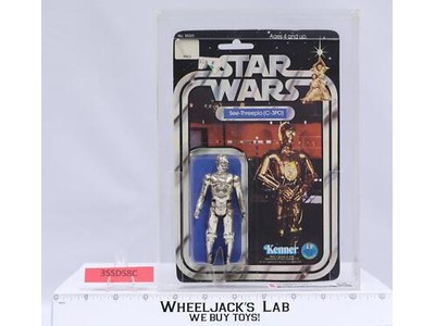 C-3PO CAS GRADED 80 80/85/85 Star Wars 12 Back-B 1977 Kenner Figure