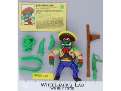 Bandito-Bashin' Mike 100% Complete Teenage Mutant Ninja Turtle 1992 Playmates