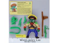 Bandito-Bashin' Mike 100% Complete Teenage Mutant Ninja Turtle 1992 Playmates