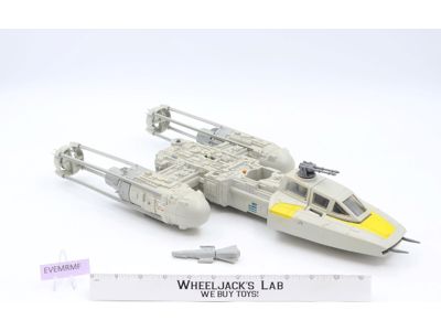 Y-Wing Fighter 100% Complete WORKS Star Wars ROTJ 1983 Kenner Figure Vehicle