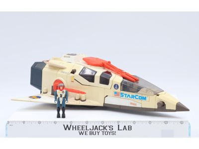Starmax Bomber 100% Complete Troop Carrier Starcom 1986 Coleco Action Figure