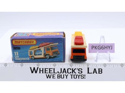 Car Transporter No 11 Superfast Lesney Matchbox 1975 W/Box England Vintage