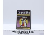 Megatron Action Figure Vintage Instruction Manual 1985 Hasbro G1 Transformers