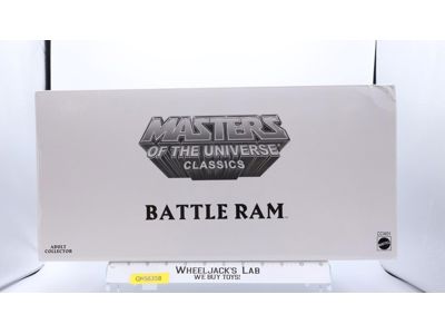 Battle Ram w/ Mailer He-Man Masters of the Universe Classics MOTUC 2014 MOSC
