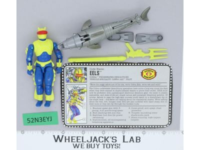 Eels V2 100% Complete G.I. Joe 1992 Hasbro Vintage Action Figure