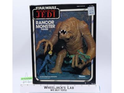 Rancor Monster 100% Complete W/Box Star Wars ROTJ 1984 Kenner Action Figure