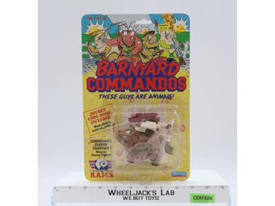 Commodore Fleece Cardigan Barnyard Commandos 1989 Playmates NEW MOSC SEALED