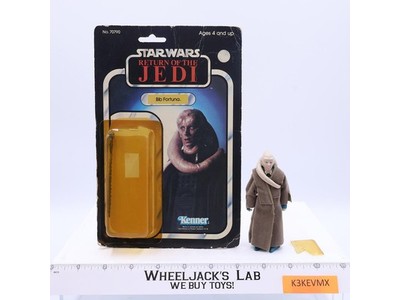 Bib Fortuna 100% Complete 77 Back-A Star Wars ROTJ 1983 Kenner Figure NO REPRO