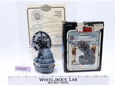 Radar Laser Cannon Mini Rig 100% Complete W/Box 1982 Star Wars ESB Kenner