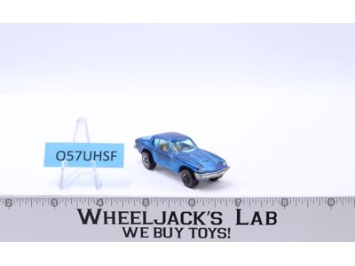 Maserati Mistral Blue 1969 Redline Hot Wheels Mattel Vintage RL