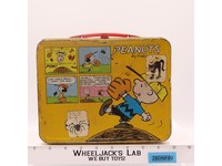 Peanuts/Charlie Brown Metal Lunch Box 1966 Thermos Brand Vintage NO THERMOS