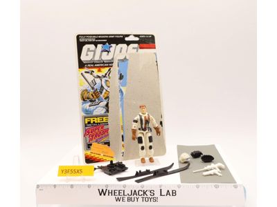 Blizzard V1 100% Complete W/ Cardback 1988 G.I. Joe Hasbro Vintage Action Figure