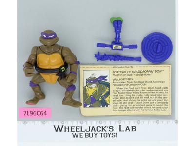 Head Droppin' Donatello 100% Teenage Mutant Ninja Turtles 1991 Playmates Figure