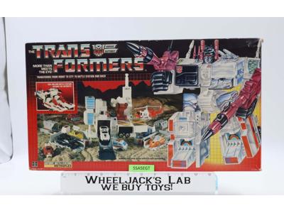 Metroplex W/BOX & INSERT 100% Complete MIB 1985 Vintage G1 Transformers Figure