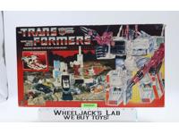 Metroplex W/BOX & INSERT 100% Complete MIB 1985 Vintage G1 Transformers Figure