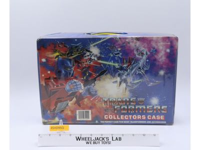 Vinyl Collectors Case W/Tray 1984 Tara Toy Corp. G1 Transformers Vintage