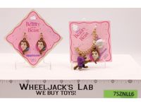 Earrings and Charm Bracelet Set Beauty and the Beast Disney Applause NEW