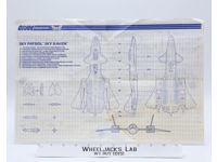 Sky Raven 1990 ORIGINAL Instructions/ Blueprints G.I. Joe Hasbro Action Figure
