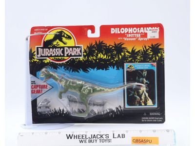 Dilophosaurus Jurassic Park Dino Strike 1993 Kenner Action Figure NEW SEALED