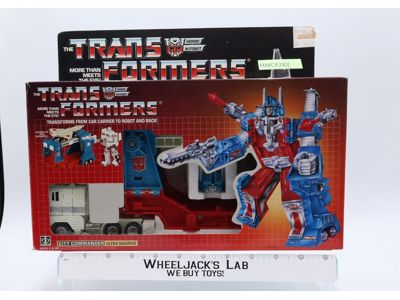 Ultra Magnus RT 100% Complete W/ BOX & INSERT Vintage G1 Transformers Figure