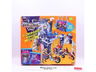 Scoreboard Hideout Secret Pad Biker Mice from Mars 1993 Galoob Playset NEW