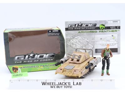 Armored Panther W/ Sgt. Thunderblast GI Joe 2009 Hasbro Vehicle
