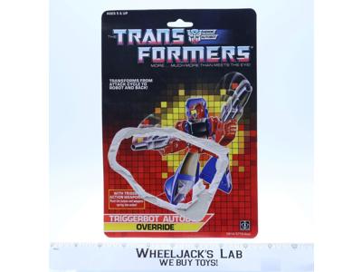 Override Cardback 1988 Vintage Hasbro G1 Transformers Action Figure