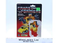 Hubcap Cardback Vintage Hasbro 1985 G1 Transformers Action Figure
