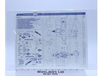 Tiger Rat 1988 ORIGINAL Instructions / Blueprints G.I. Joe Hasbro Action Figure