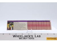 Megatron Tech Spec 1984 Vintage Hasbro G1 Transformers Action Figure