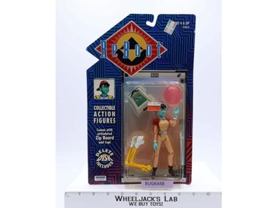 ReBoot Dot #3 w/ Cecil Delete Disk 1995 Irwin Collectible Action Figure NEW MOSC