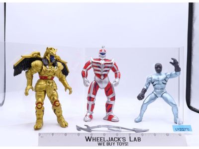Lot of 3 Evil Space Aliens Mighty Morphin Power Rangers 1990's Bandai 8" Figures