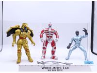 Lot of 3 Evil Space Aliens Mighty Morphin Power Rangers 1990's Bandai 8" Figures