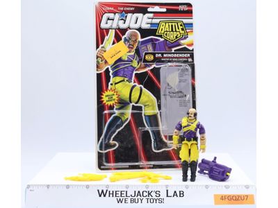 Dr. Mindbender V2 100% Complete 18 Cardback 1993 G.I. Joe Hasbro Vintage Figure