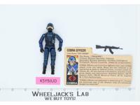 Cobra Officer V1.5 Swivel Arms 100% Complete 1983 G.I. Joe Hasbro Vintage Figure