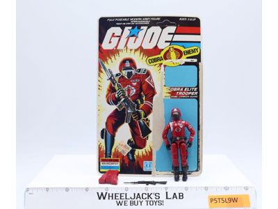 Crimson Guard V1 100% Complete 34 Cardback 1985 G.I. Joe Hasbro Vintage Figure