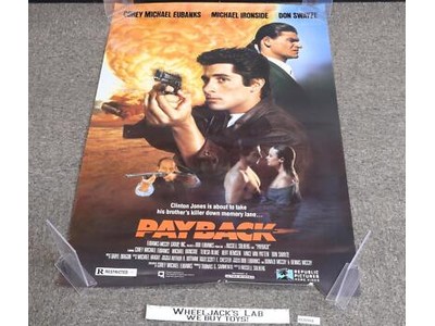 Payback Corey Michael Eubanks Original 1991 Vintage Movie Poster 41 x 27